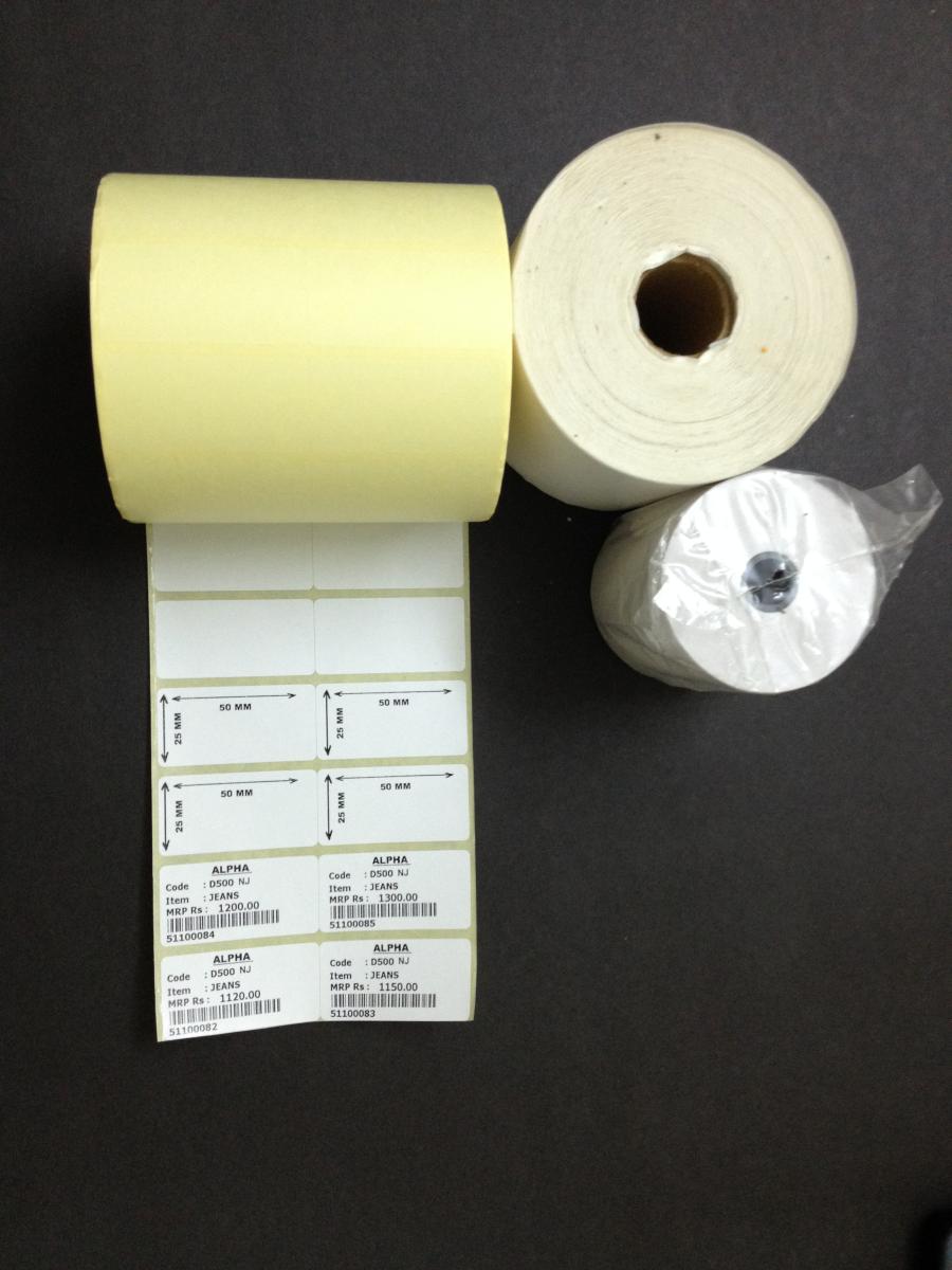 50MM X 25MM LABEL ROLL - 2 UPS