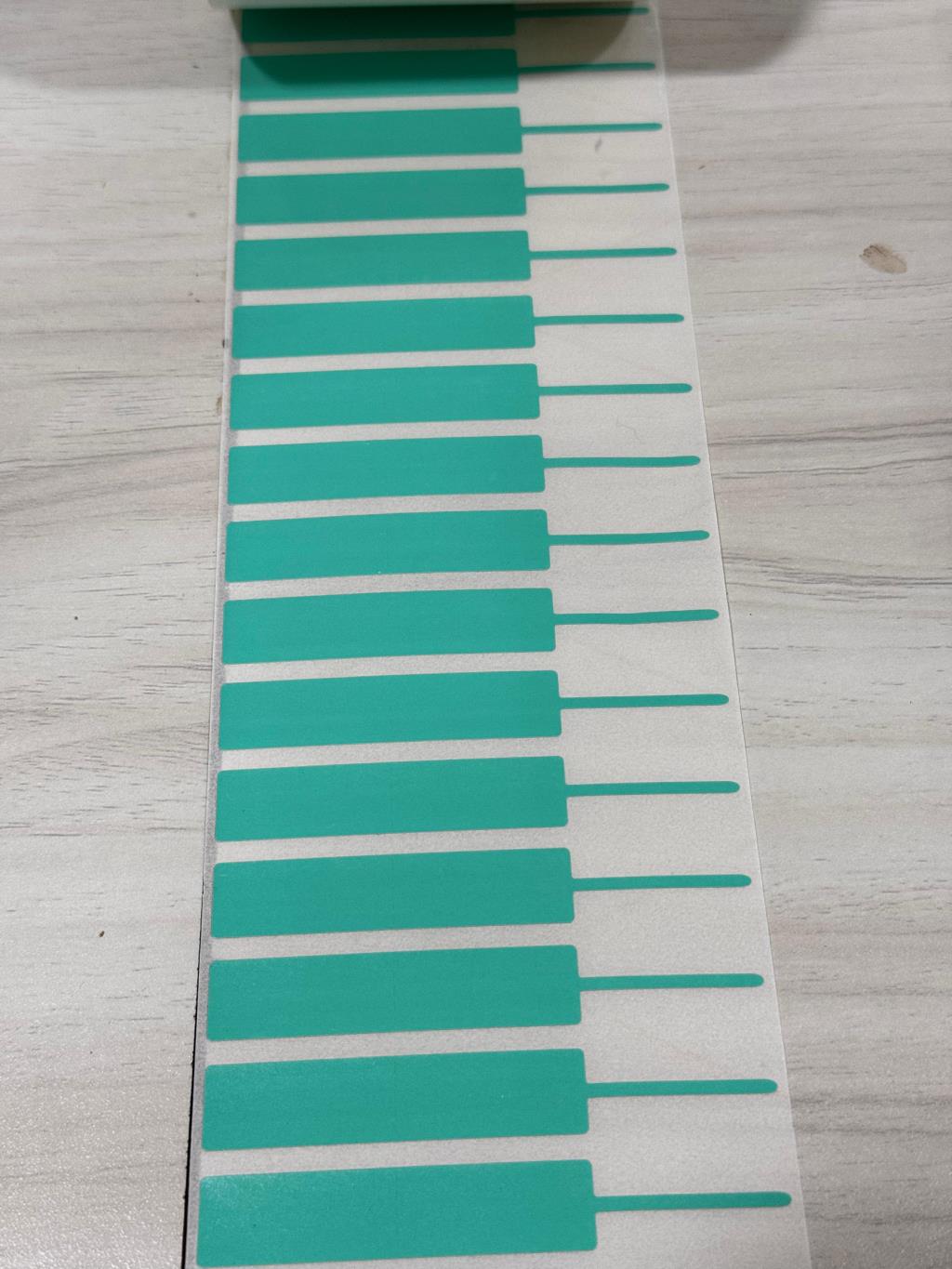 81MM X 12MM JEWELLERY LABELS ROLL (GREEN)