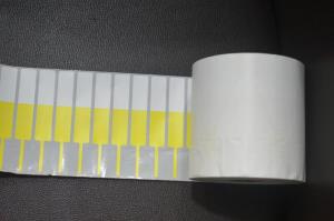 81MM X 12MM JEWELLERY LABEL ROLL-2500( HALF YELLOW)